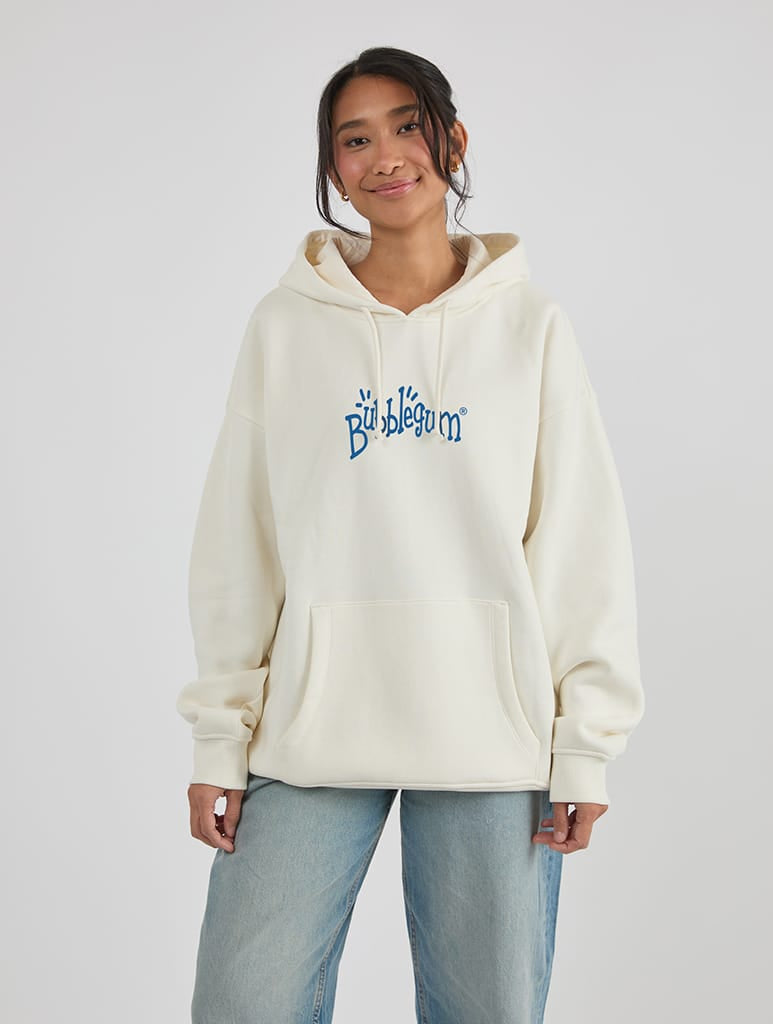 Bubblegum x Skinnydip Head In The Clouds Hoodie In White Hoodies & Sweatshirts Skinnydip London