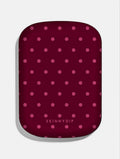 Burgundy Mini Dots Portable Magsafe Charger Portable Chargers Skinnydip London