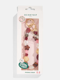 Burgundy Tortoise Shell Phone Charm Phone Grips Skinnydip London