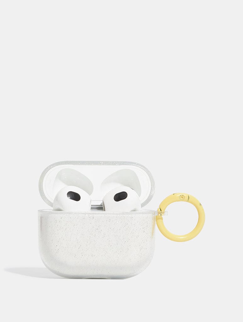 Buttermilk Glitter AirPods Case AirPods Cases Skinnydip London
