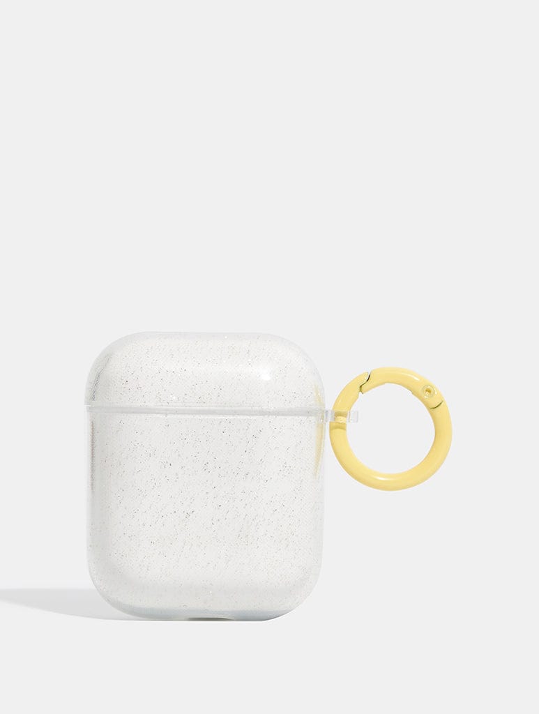Buttermilk Glitter AirPods Case AirPods Cases Skinnydip London