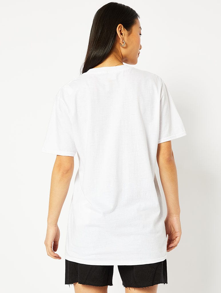 Bye B*tch White T-Shirt Tops & T-Shirts Skinnydip London