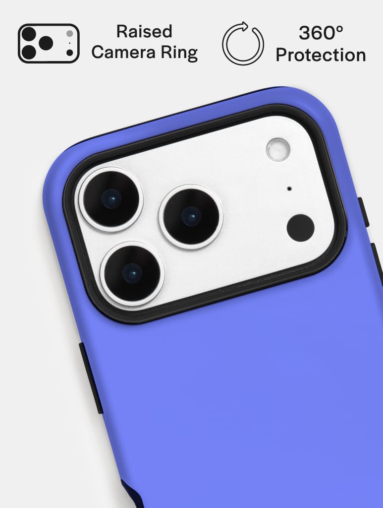 'C' Initial Blue Ultra Protective iPhone Case Phone Cases Skinnydip London