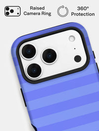'C' Initial Patterned Blue Ultra Protective iPhone Case Phone Cases Skinnydip London