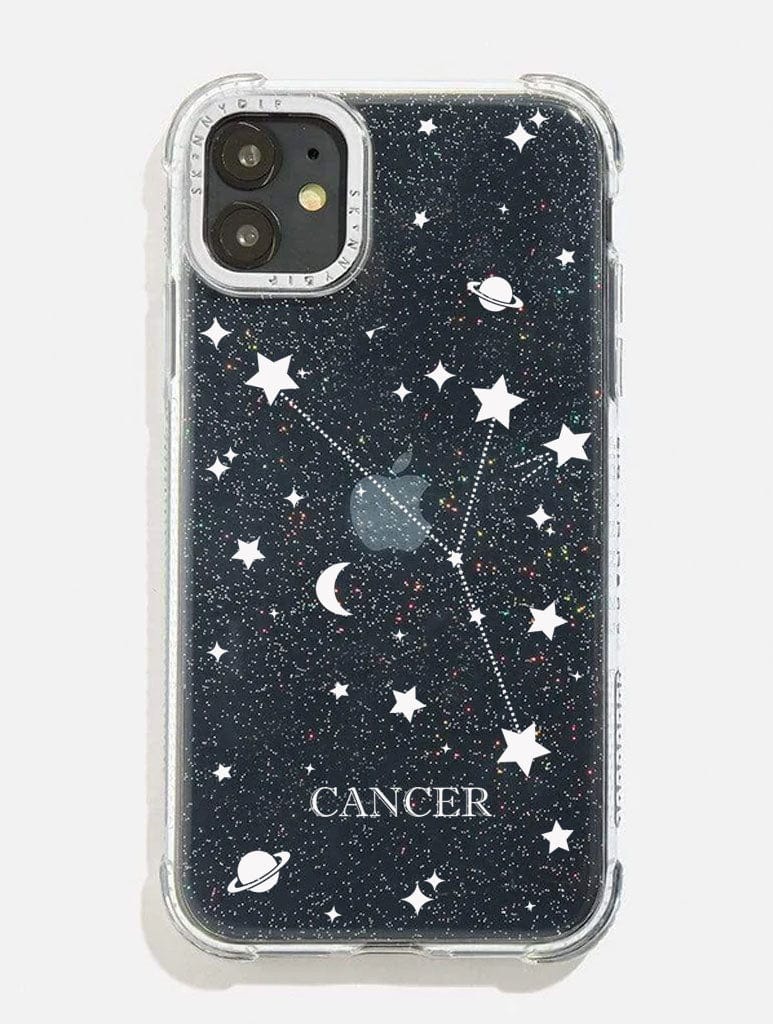 Cancer Celestial Zodiac Glitter Shock iPhone Case Phone Cases Skinnydip London
