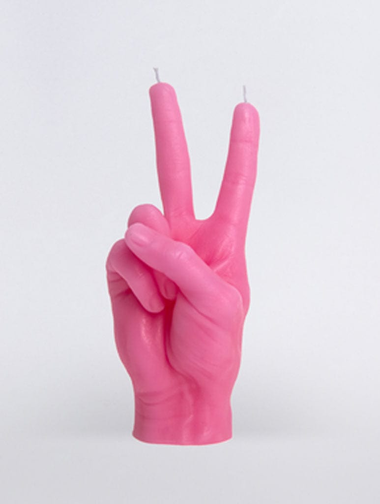 CandleHand Pink Peace Candle Home Accessories CandleHand