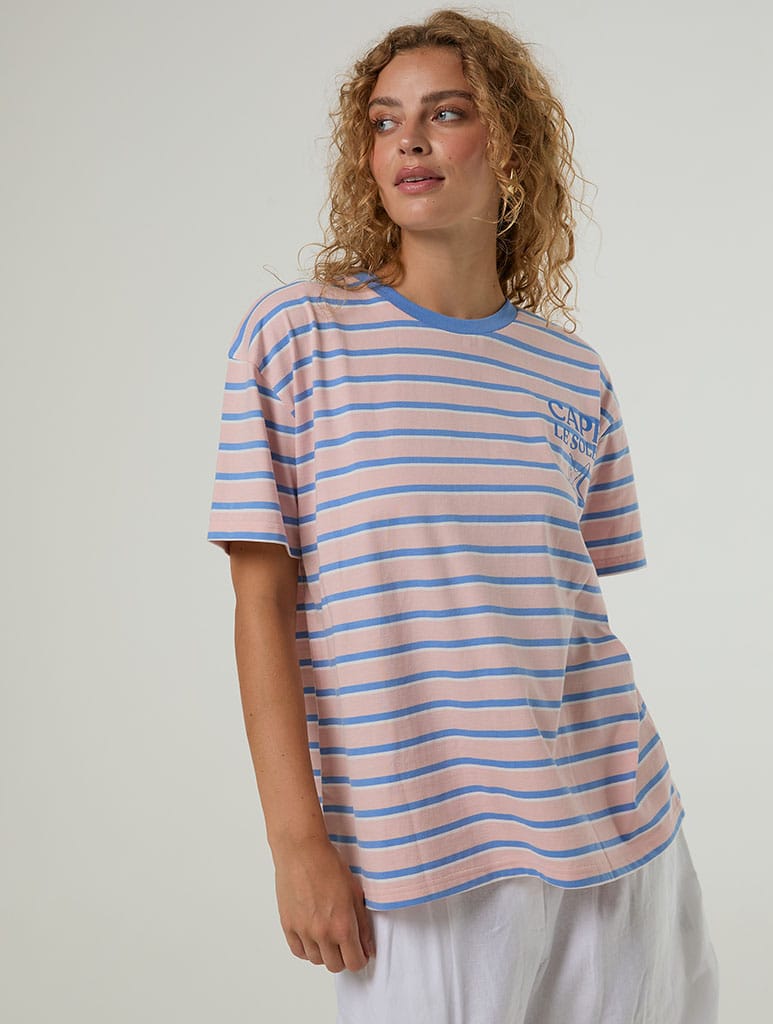 Capri Le Soleil Stripe T-Shirt Tops & T-Shirts Skinnydip London