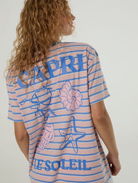 Capri Le Soleil Stripe T-Shirt Tops & T-Shirts Skinnydip London