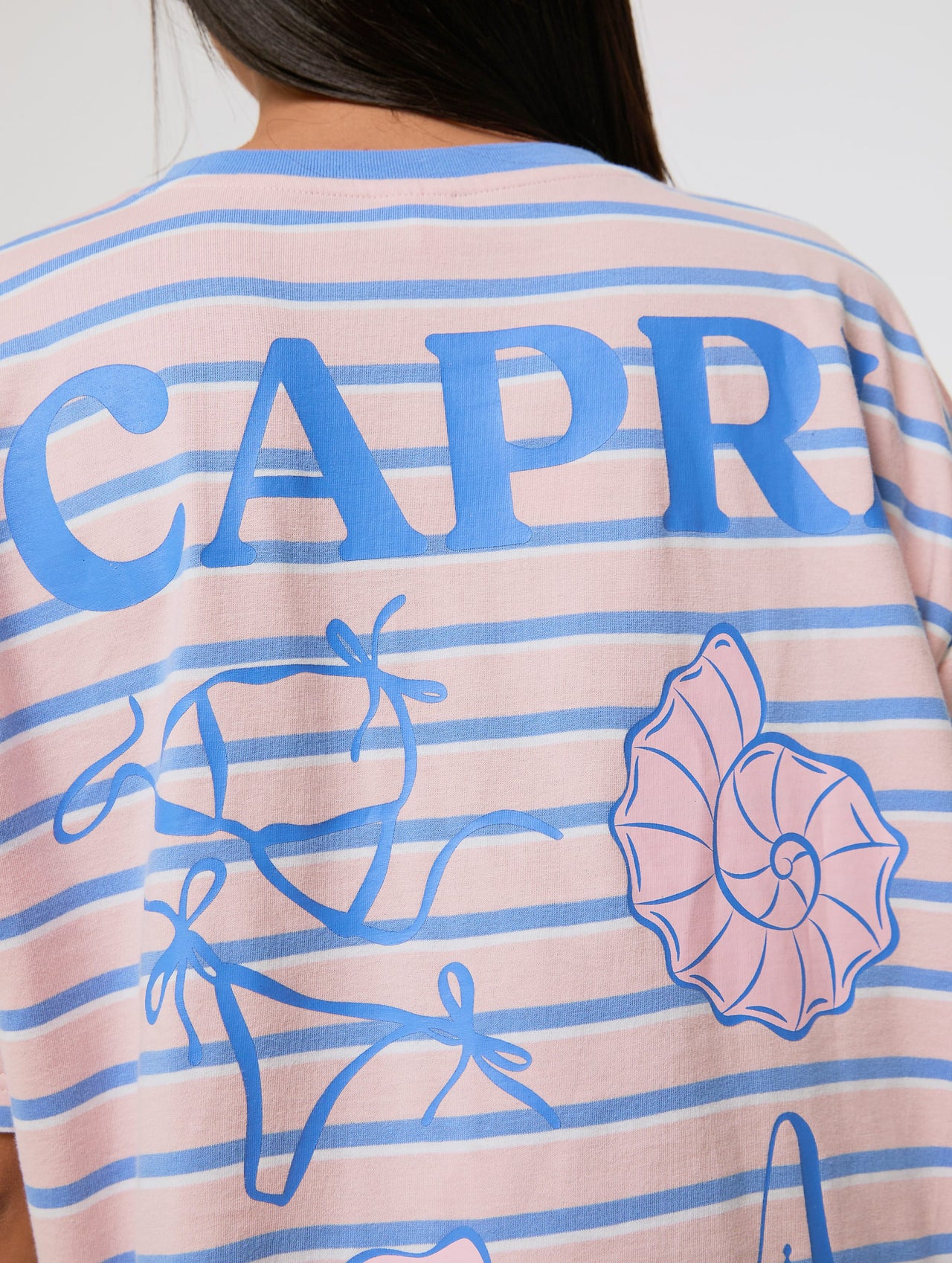 Capri Le Soleil Stripe T-Shirt Tops & T-Shirts Skinnydip London