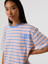 Capri Le Soleil Stripe T-Shirt Tops & T-Shirts Skinnydip London