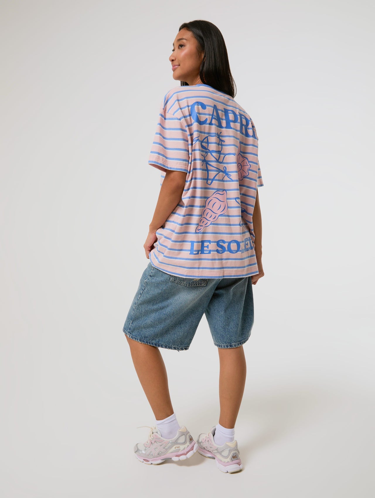 Capri Le Soleil Stripe T-Shirt Tops & T-Shirts Skinnydip London