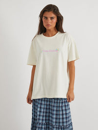 Care Bears x Skinnydip Share Bear Have a Hoppy Easter T-Shirt In White Tops & T-Shirts Skinnydip London