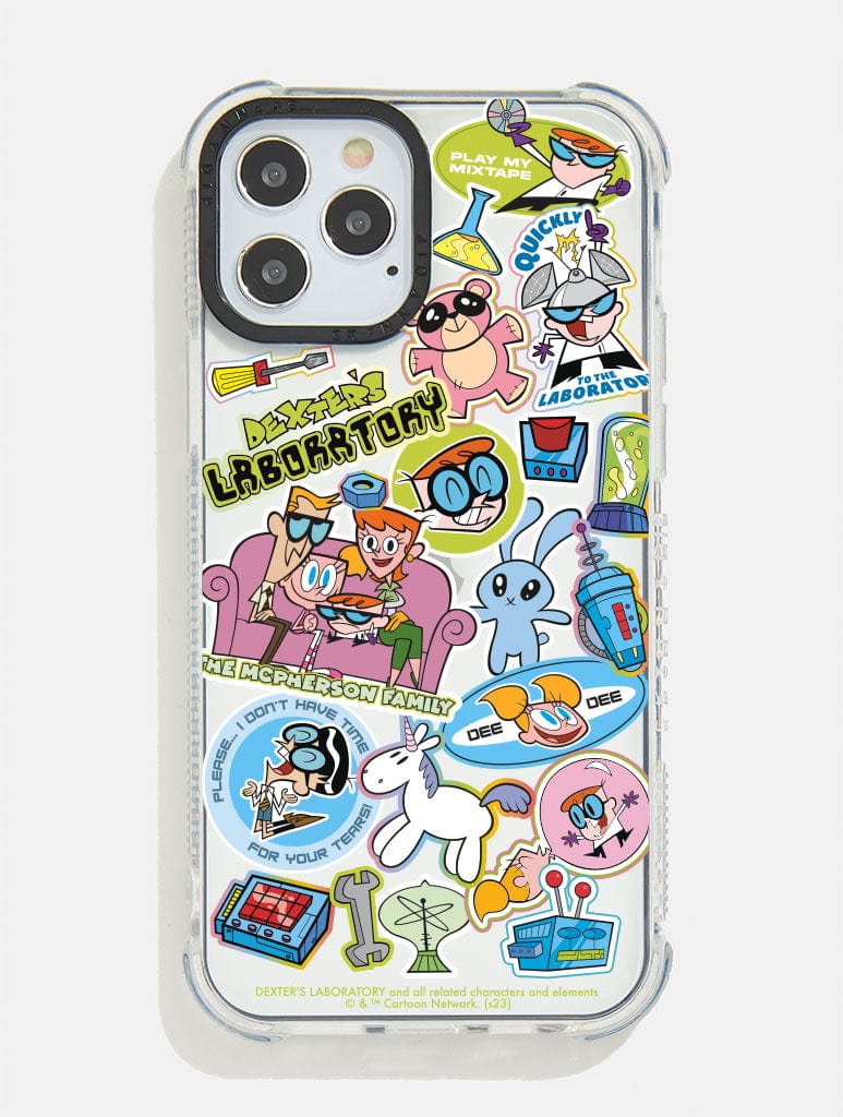 Cartoon Network Dexter's Laboratory Sticker Shock iPhone Case Phone Cases Skinnydip London