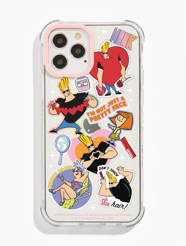 Cartoon Network Johnny Bravo Sticker Shock iPhone Case Phone Cases Skinnydip London