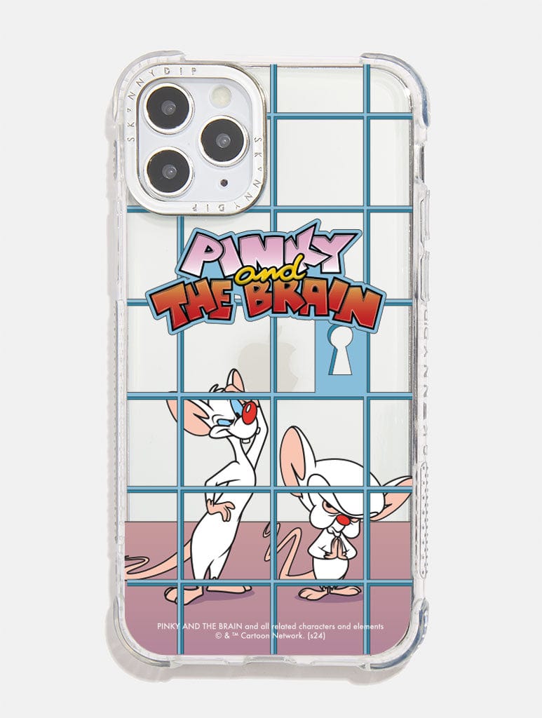Cartoon Network Pinky & the Brain Cage Shock iPhone Case Phone Cases Skinnydip London
