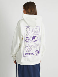 Casper x Skinnydip Casper The Friendly Ghost Hoodie In White Hoodies & Sweatshirts Skinnydip London
