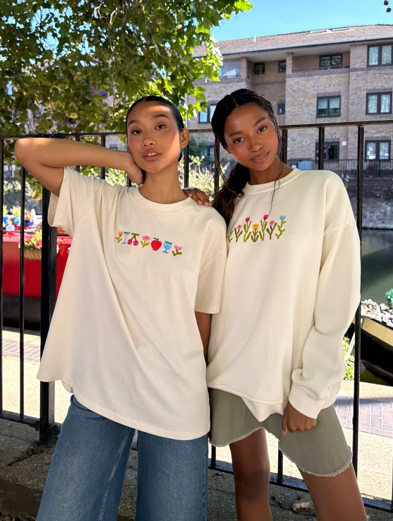 Catarina Morais x Skinnydip T-Shirt In White Tops & T-Shirts Skinnydip London