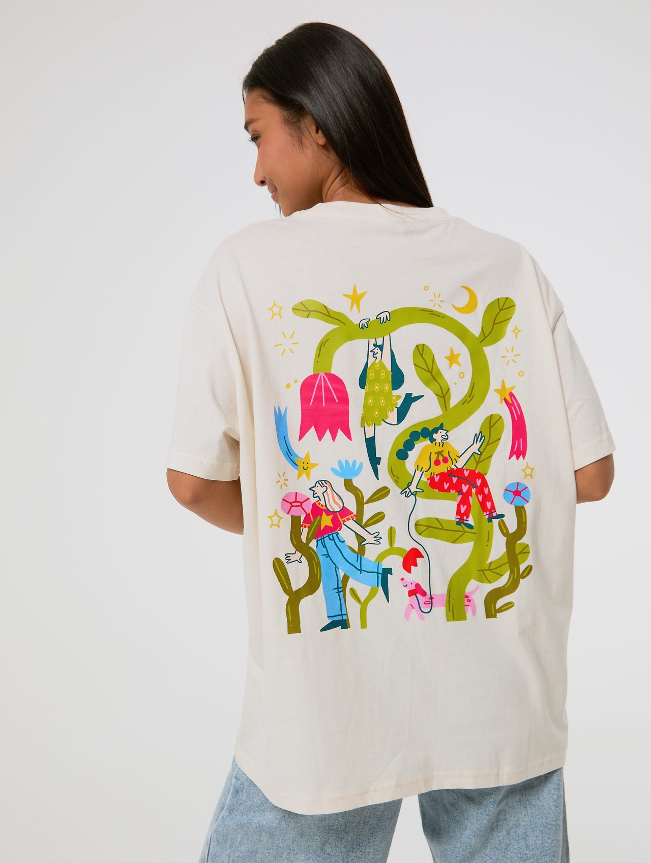 Catarina Morais x Skinnydip T-Shirt In White Tops & T-Shirts Skinnydip London
