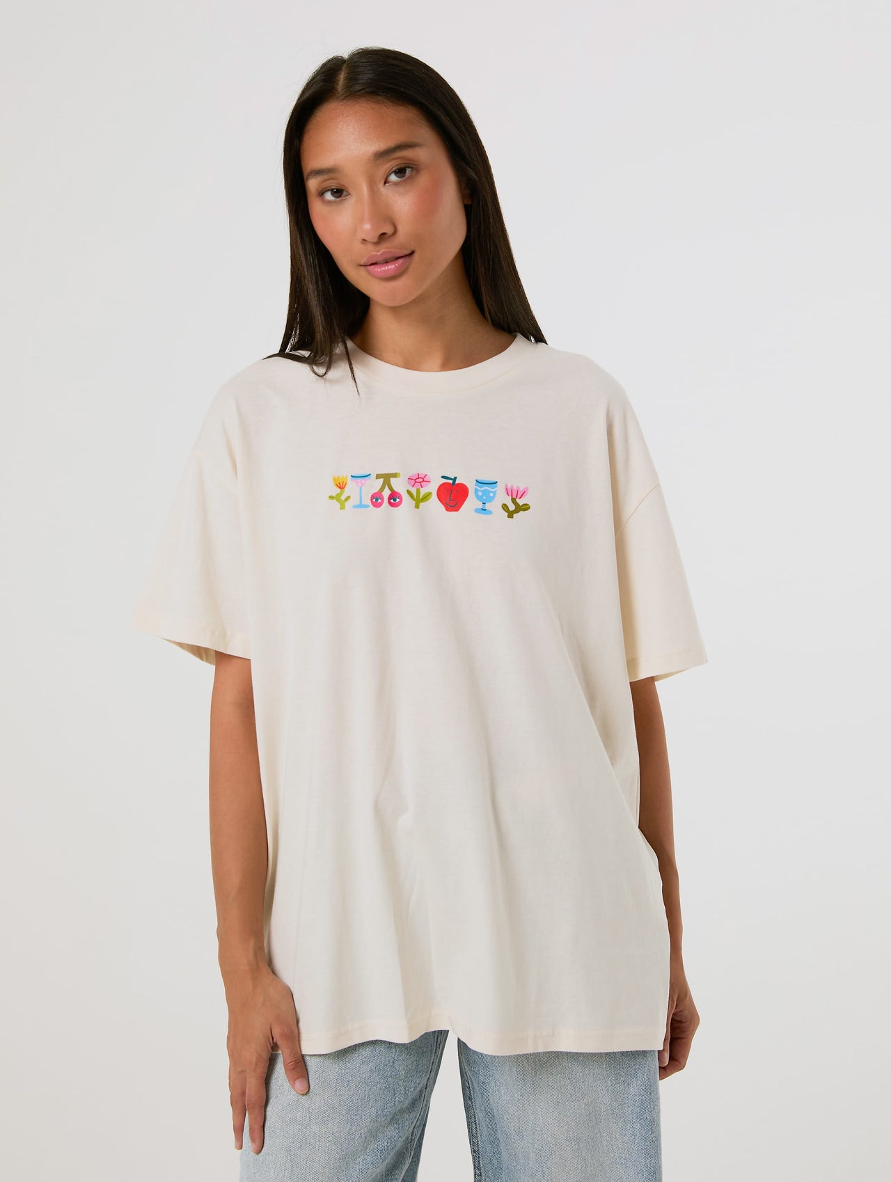 Catarina Morais x Skinnydip T-Shirt In White Tops & T-Shirts Skinnydip London