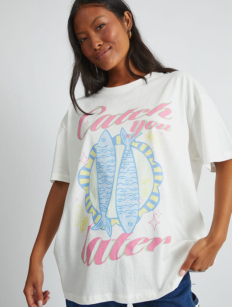 Catch You Later T-Shirt Tops & T-Shirts Skinnydip London