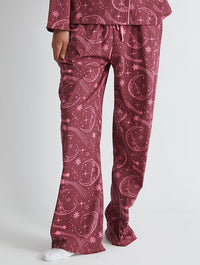 Celestial Pyjama Set in Red Lingerie & Nightwear Skinnydip London