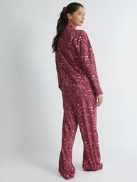 Celestial Pyjama Set in Red Lingerie & Nightwear Skinnydip London