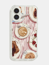 Charlotte Godfree x Skinnydip Breakfast In Paris Shock iPhone Case Phone Cases Skinnydip London