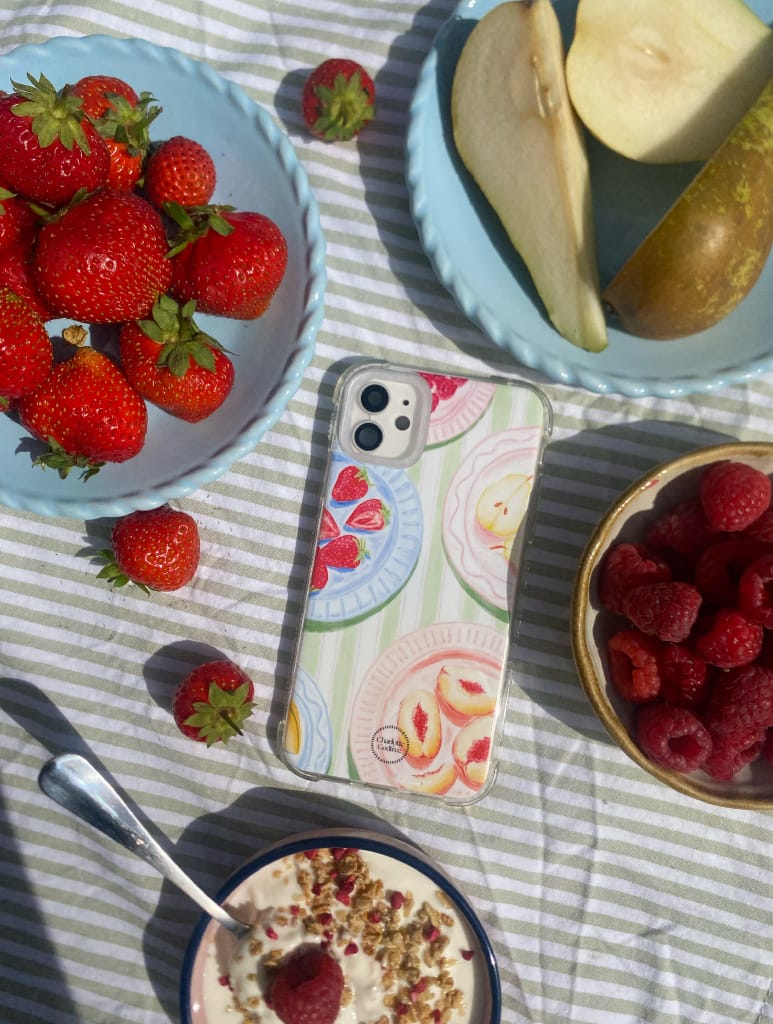 Charlotte Godfree x Skinnydip Summer Fruits Shock iPhone Case Phone Cases Skinnydip London