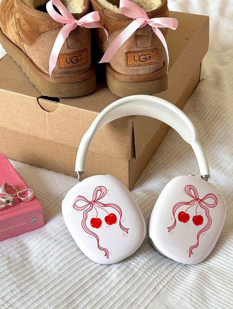 Cherry Bow AirPods Max Case in Gloss AirPods Cases Skinnydip London