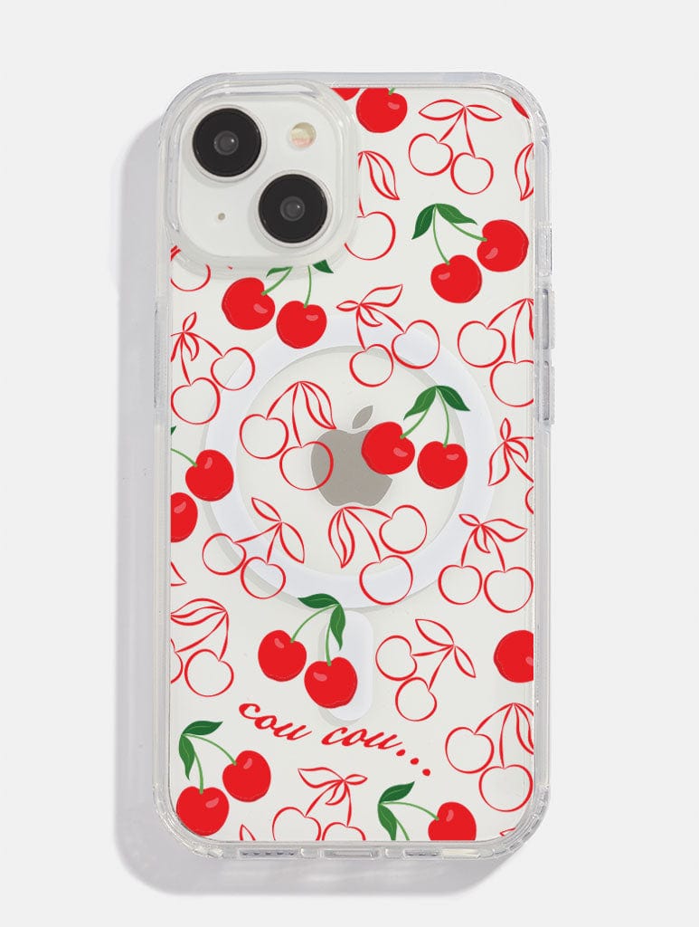 Cherry Print MagSafe iPhone Case Phone Cases Skinnydip London