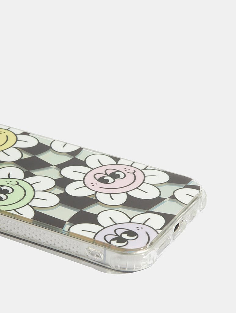 Chill Daisy Check Shock iPhone Case Phone Cases Skinnydip London