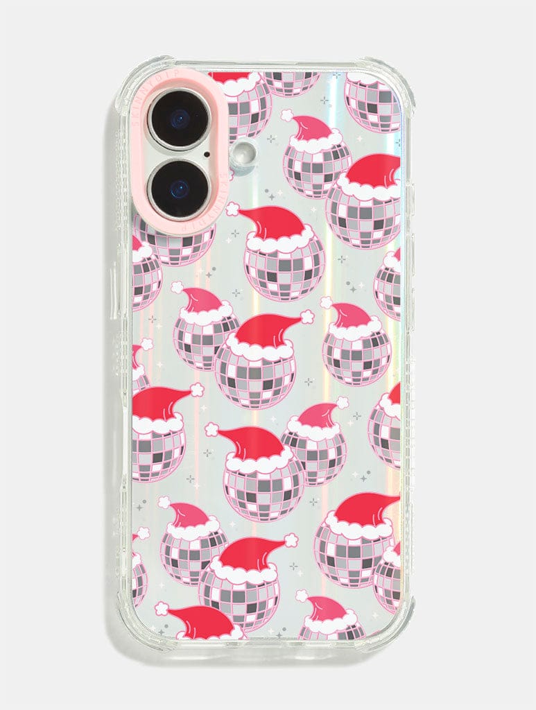Christmas Disco Santa Hats Shock iPhone Case Phone Cases Skinnydip London