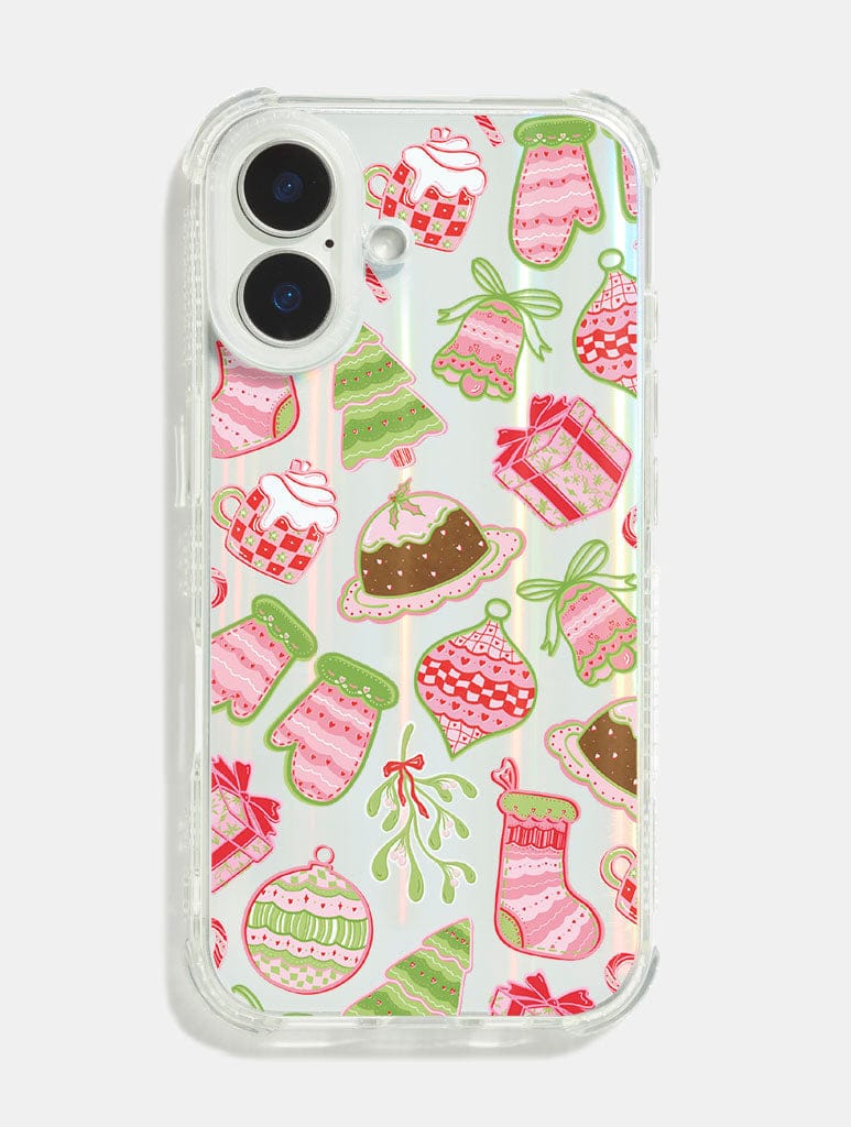 Christmas Doodle Shock iPhone Case Phone Cases Skinnydip London