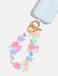 Chunky Iridescent Star Beaded Charm Phone Grips Skinnydip London