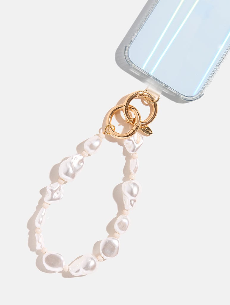 Chunky Pearl Beaded Charm Strap Phone Grips Skinnydip London