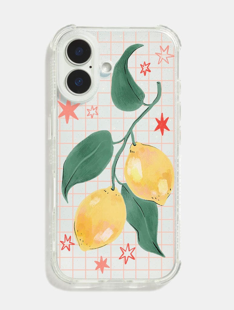 Cloudy Afternoon Studio x Skinnydip Lemons Shock iPhone Case Phone Cases Skinnydip London