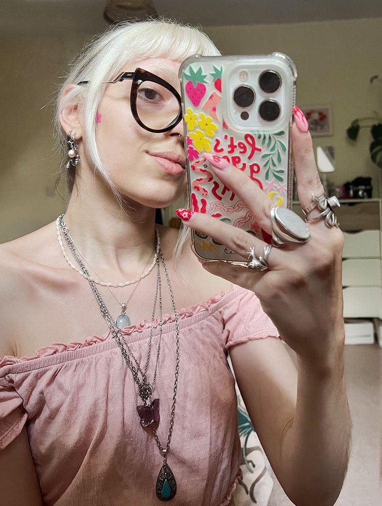 Cloudy Afternoon Studio x Skinnydip Let's Go Girls Shock iPhone Case Phone Cases Skinnydip London