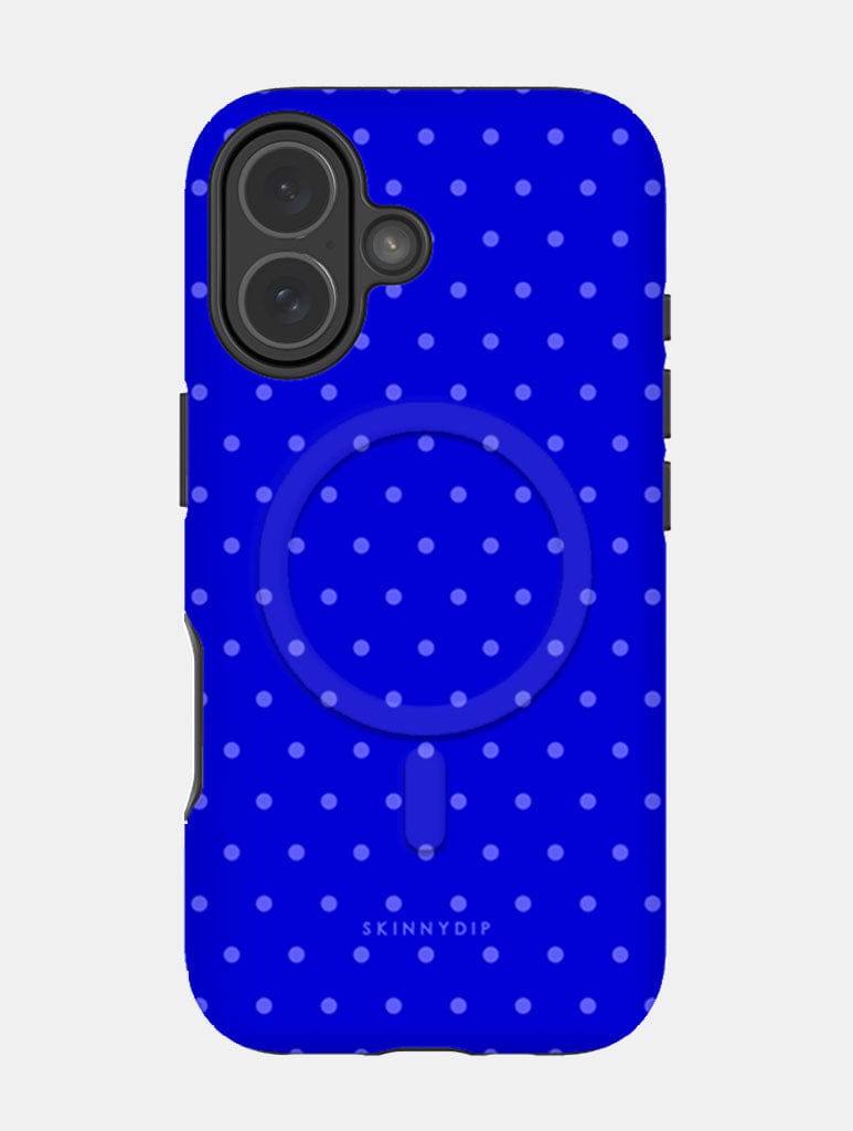 Cobalt Blue Mini Dots Magsafe Ultra Protective iPhone Case Phone Cases Skinnydip London