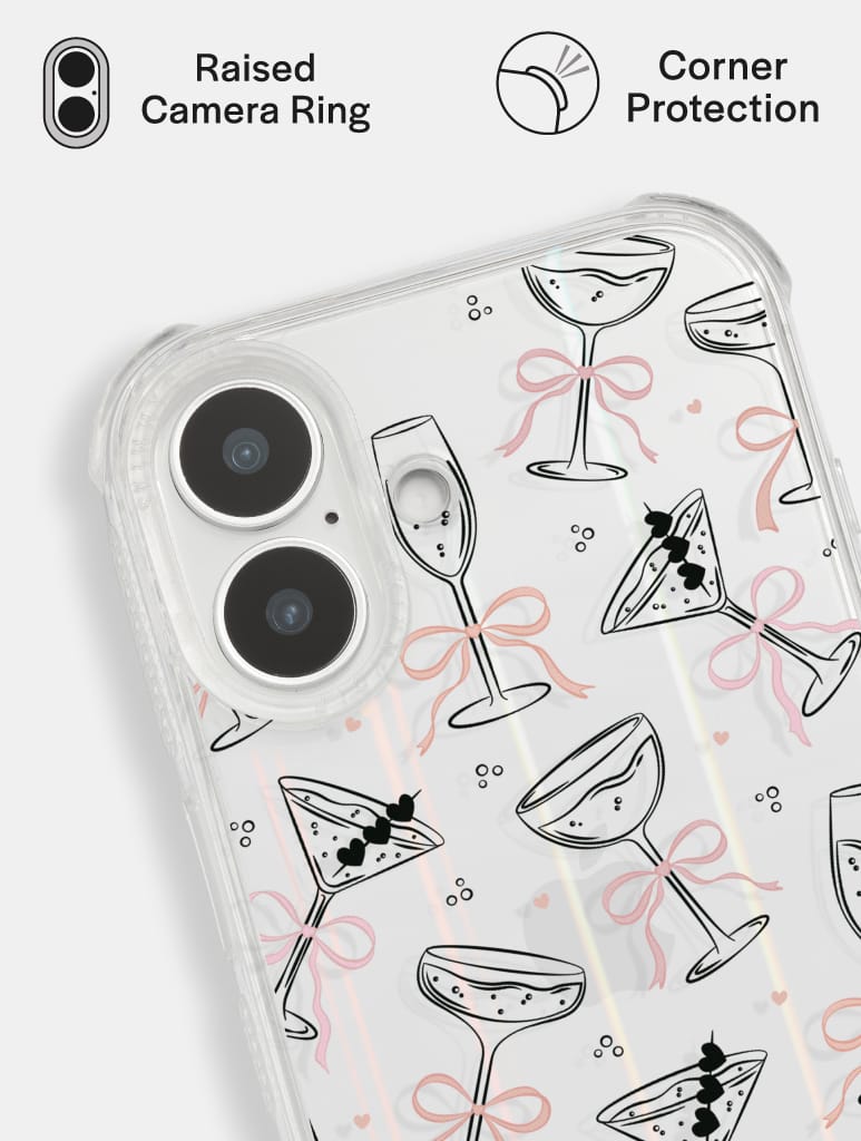 Cocktail Bows Shock iPhone Case Phone Cases Skinnydip London
