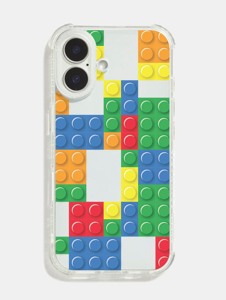 Colourful Bricks Shock iPhone Case Phone Cases Skinnydip London