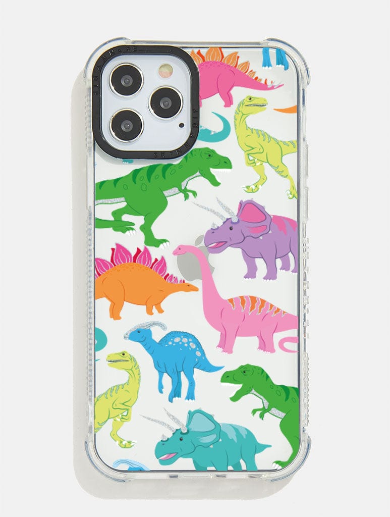Colourful Dino Shock iPhone Case Phone Cases Skinnydip London