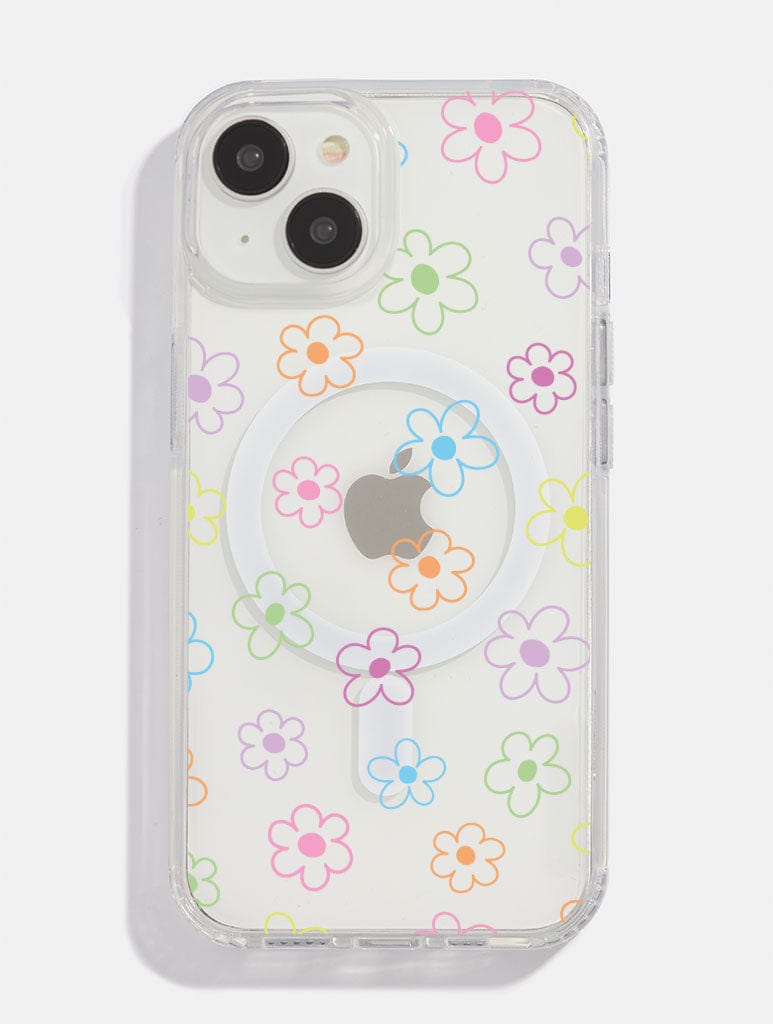 Colourful Flower Outline MagSafe iPhone Case Phone Cases Skinnydip London