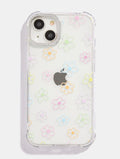 Colourful Flower Outline Shock iPhone Case Phone Cases Skinnydip London