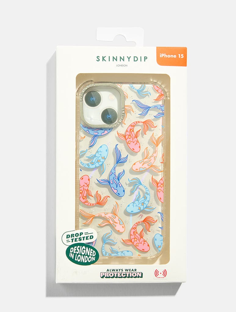 Colourful Koi Fish Shock iPhone Case Phone Cases Skinnydip London
