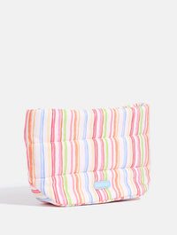 Colourful Sketchy Stripe Pillow Pouch Makeup Bag Makeup Bags & Wash Bags Skinnydip London