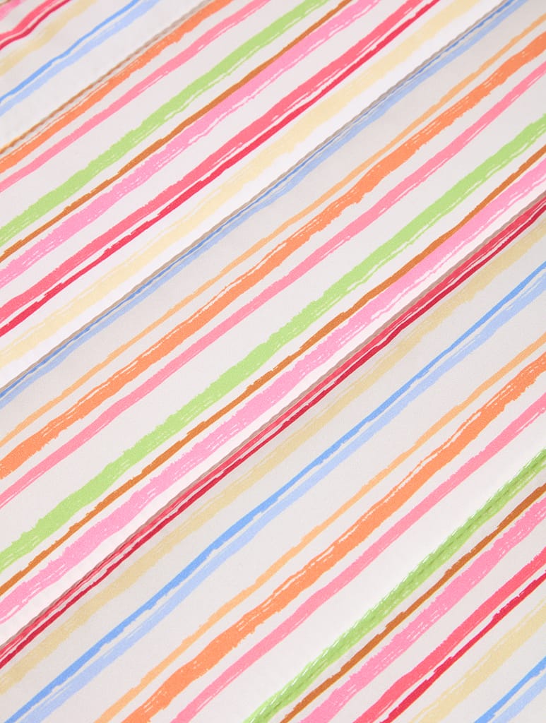 Colourful Sketchy Stripe Quilted Laptop Bow Sleeve Laptop Cases Skinnydip London