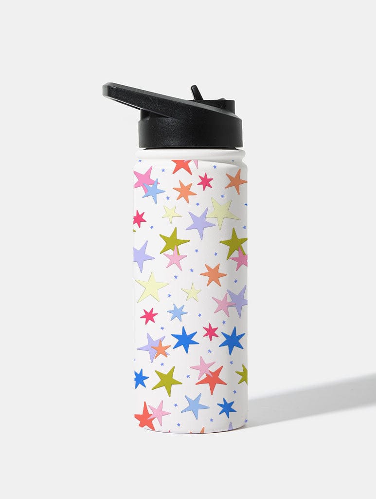 Colourful Stars  18oz Stainless Steel Water bottle Water Bottles Skinnydip London