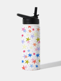 Colourful Stars  18oz Stainless Steel Water bottle Water Bottles Skinnydip London