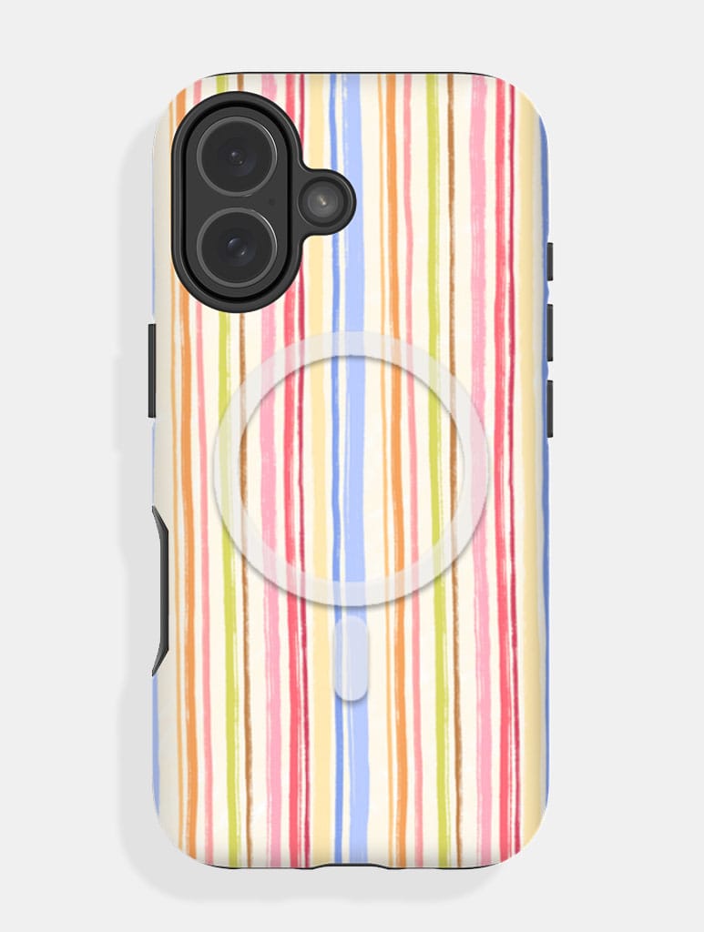 Colourful Stripes Magsafe Ultra Protective iPhone Case Phone Cases Skinnydip London