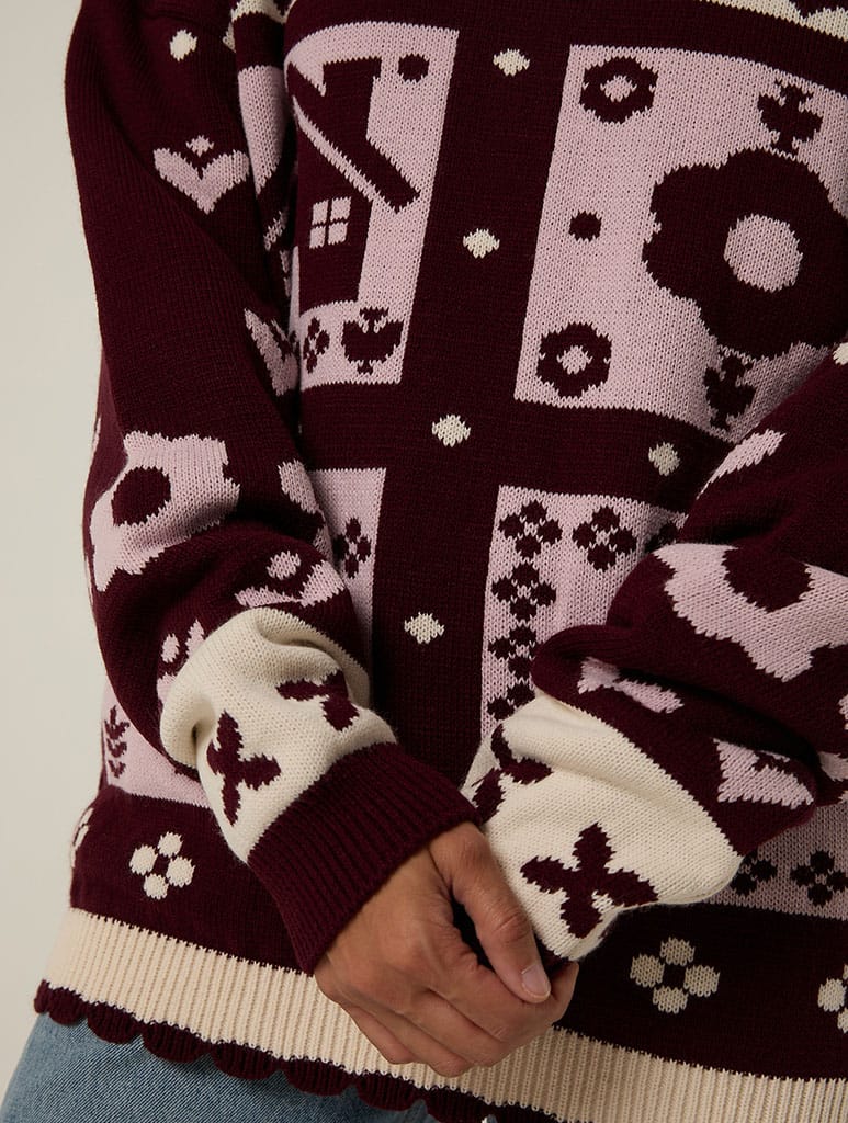 Cosy Cottage Knitted Jumper Jumpers & Cardigans Skinnydip London